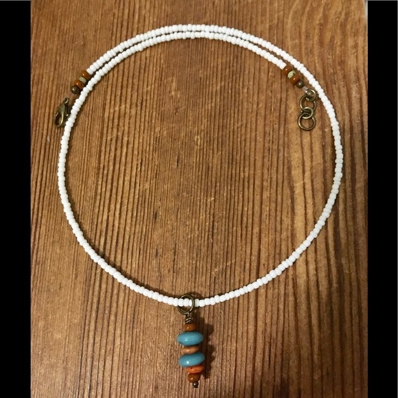 Beaded Pendant Ladies Necklace, Beaded Pendant Necklace, Ladies Necklace - Picture 5 of 10